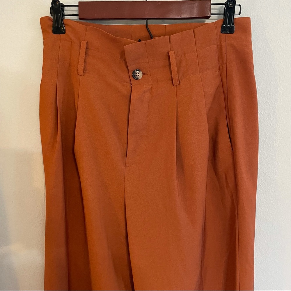 Madewell Satin Drapey Paperback Pants - Picture 6 of 9